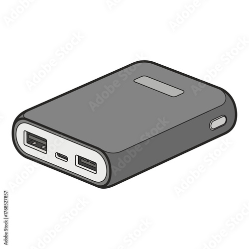 Portable Power Bank for Charging Electronic Devices on the Go.