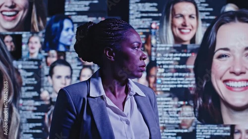Emotional Woman in Digital World: Cyberbullying, Tears, and Faces