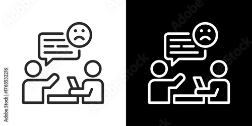 Therapy Icon Set. Clean Line Design With Light And Dark Versions For Versatile Use.