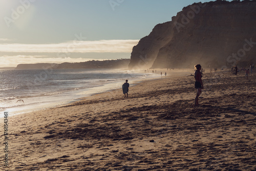 Abendstimmung am Strand von Lagos 
