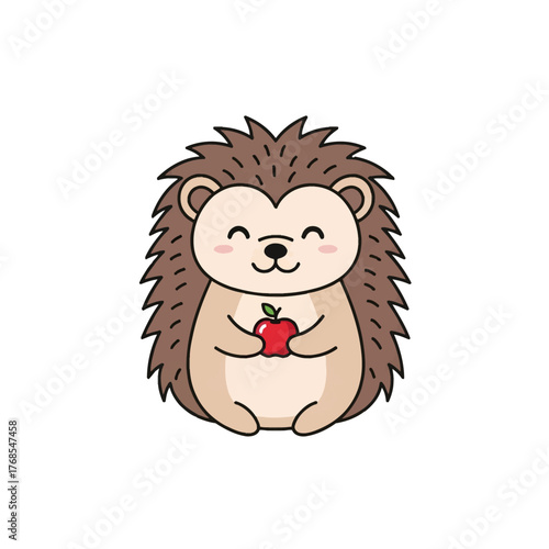 Charming cartoon illustration of a mother kangaroo with her baby joey in the pouch, depicting Australian wildlife and family love, perfect for educational designs