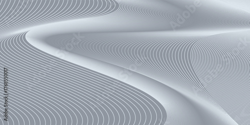 Premium background design with diagonal line pattern in grey colour. Vector white horizontal template for business banner, formal invitation backdrop, luxury voucher, prestigious gift certificate