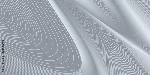 Premium background design with diagonal line pattern in grey colour. Vector white horizontal template for business banner, formal invitation backdrop, luxury voucher, prestigious gift certificate