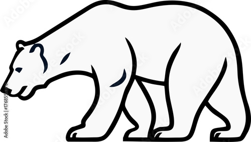 Modern professional grizzly bear logo for a sport team
Bear head outline silhouette cut out vector sticker with Simple Geometric Design of Bear Head and Bear head mascot vector for emblem design Masco