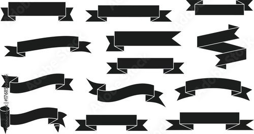 banner design set featuring timeless layouts for announcements invitations and branding projects with a refined artistic style