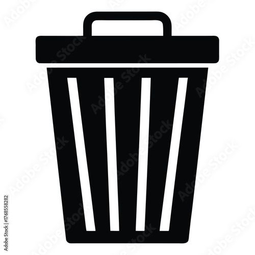 minimal laundry hamper icon