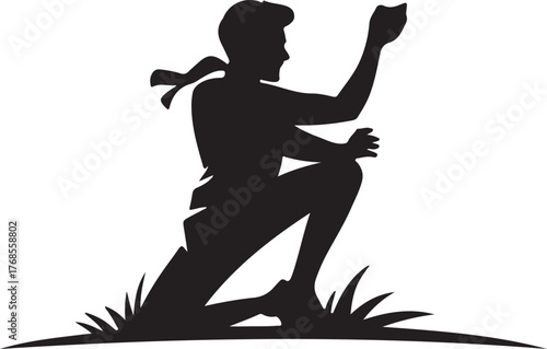 animal silhouette Logo