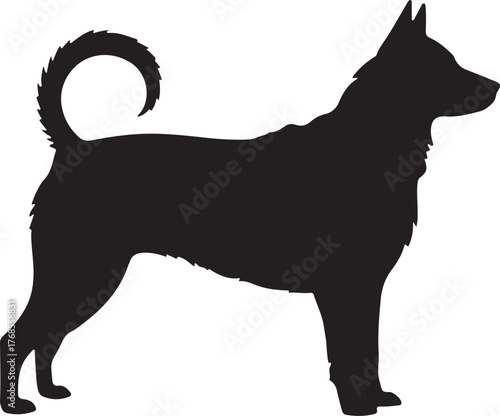 Dog silhouette Logo