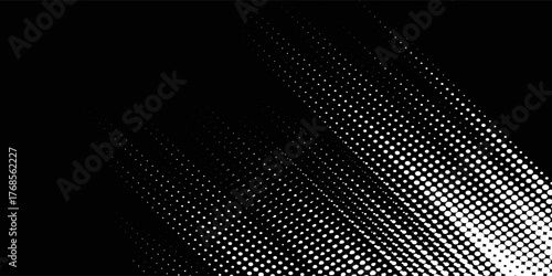 Abstract speed lines style blue color halftone banner design template.Dots halftone white blue color pattern gradient grunge texture background. Dots pop art comics sport style white