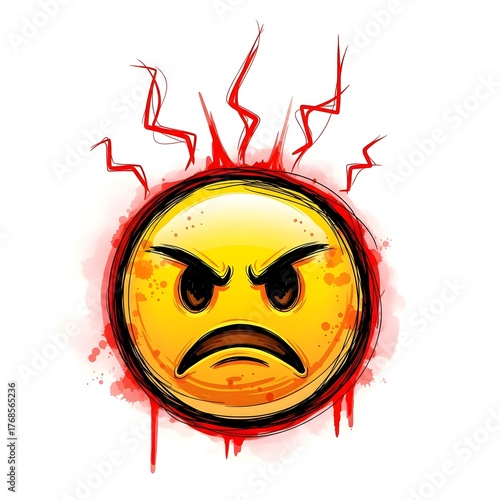 Emoji 3D In Angry Emotion