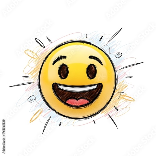 Emoji 3D In Happy Emotion