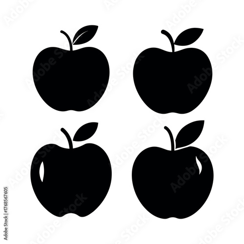 apple-outline-silhouette---smooth-apple-contour.