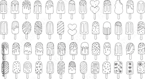 Hand Drawn Speech Bubbles and Quote Boxes Doodle Collection White Background Keywords: speech