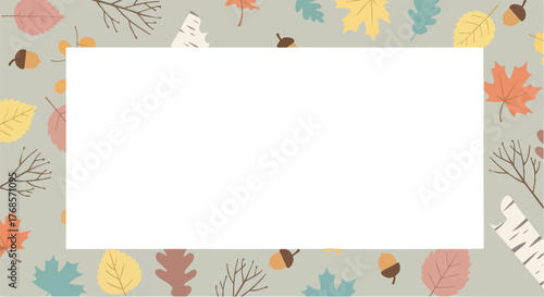 Blank White Card Centered In Frame With Clean Edges.