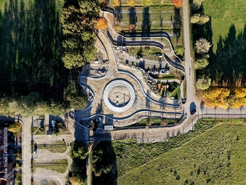 Seebad Ueckermünde, Baustelle am Kreisel Haffbad 2025