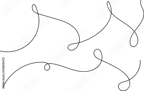 wavy line pattern with curvy abstract squiggles in a psychedelic wiggle design.
