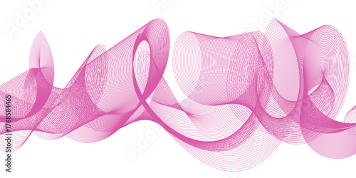 abstract pink background with lines . wave line background 