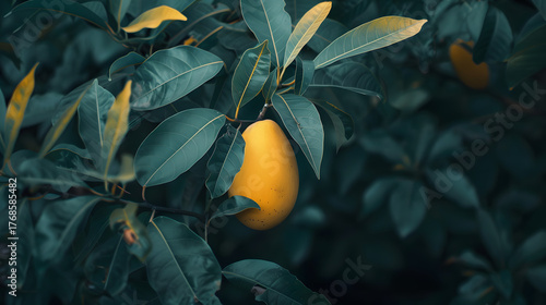 mango with leaves