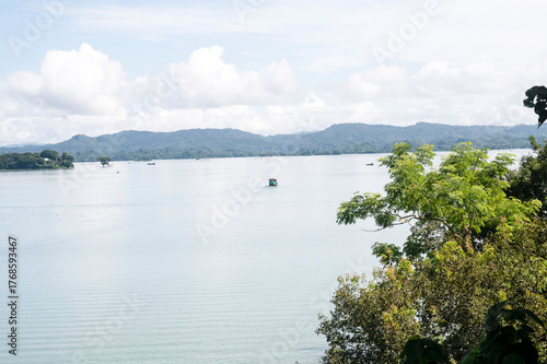 Beautiful lake in the mountains