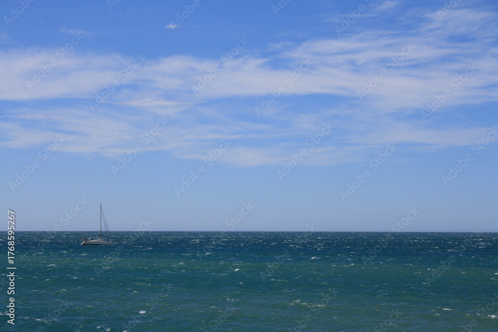 Fototapeta premium Bateau au depart