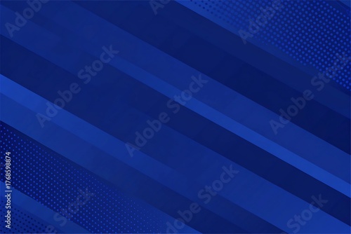 Deep blue abstract background with diagonal layered shapes dynamic smooth fluid motion overlay