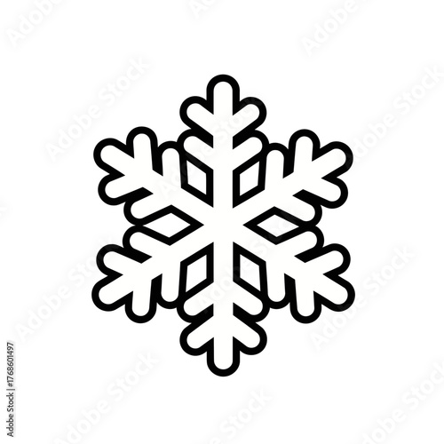 Snowflake Icon Winter Season