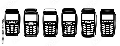 nfc payment vector art