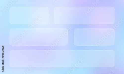 Soft and  gradient background with a transparent glass circle. Minimal abstract design in blue, purple, and pink hues perfect for modern UI, website banners, or futuristic presentation templates.