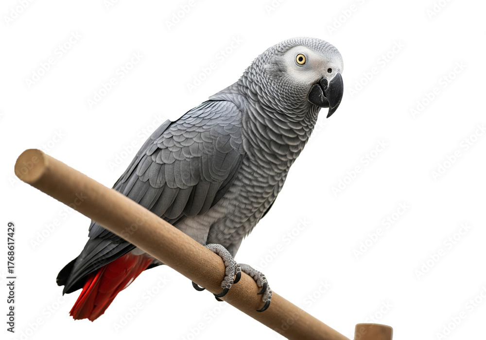 Fototapeta premium Parrot with transparent PNG background