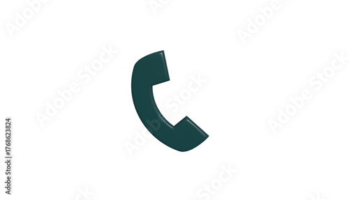 phone icon on white background