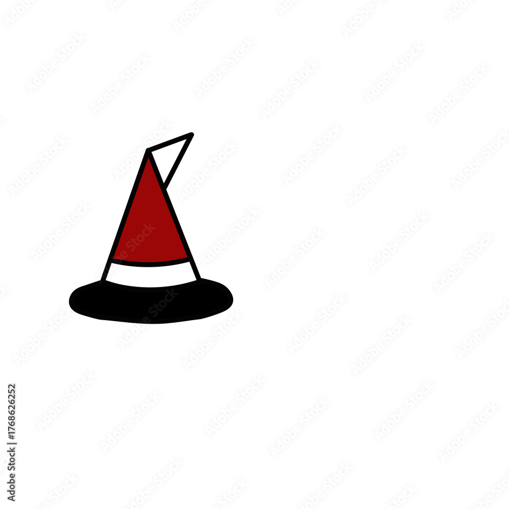 Fototapeta premium traffic cone isolated on white background 
