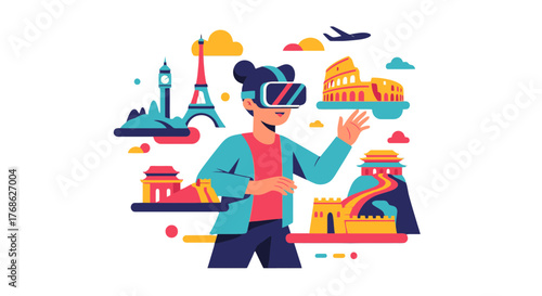 Experiencing Global Landmarks Via Virtual Reality, An Immersive and Innovative Concept