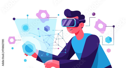 Experiencing Immersive Virtual Reality, Exploring Digital Worlds and Future Technology