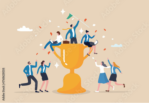 Business case study or marketing research, analyze product prototype or competitor, learning or search for strong and weakness concept, smart businessman use magnifying glass to analyze floating cube