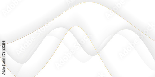 Abstract grey wavy lines Digital frequency track equalizer background. Curved wave smooth stripe seamless pattern. Wave lines created using blend tool. graphic design template banner business wave.