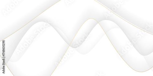 Abstract grey wavy lines Digital frequency track equalizer background. Curved wave smooth stripe seamless pattern. Wave lines created using blend tool. graphic design template banner business wave.