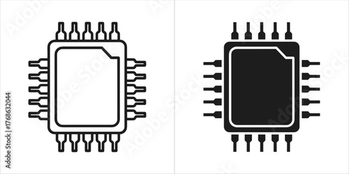 Black and white vector illustration of a sound mixer