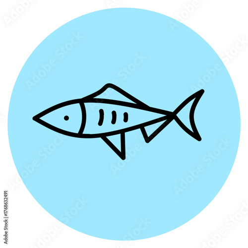 Icon Fish Vector