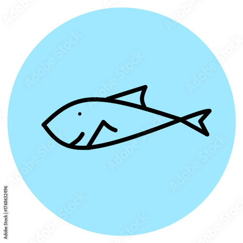 Icon Fish Vector