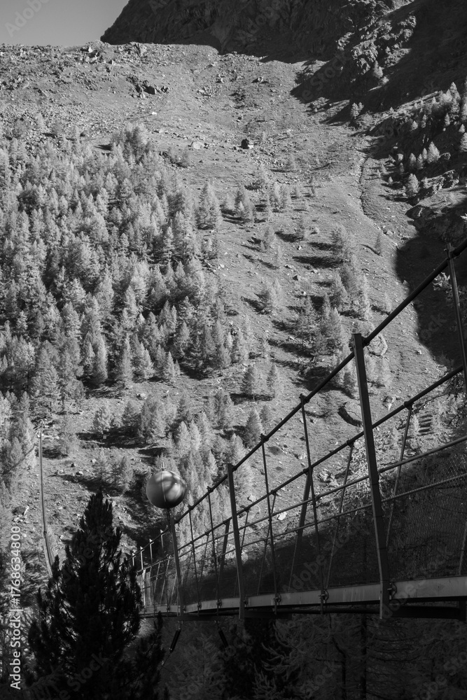 Fototapeta premium Wandern im Wallis