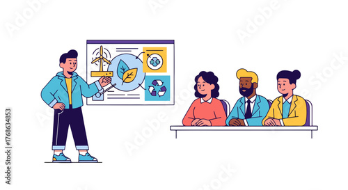 Innovative Environmental Presentation for Sustainable Future and Ecological Harmony