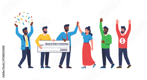 Investors Celebrates Financial Progress After Receiving Investor Funding Support
