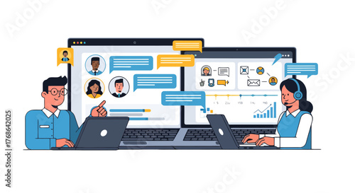 Online Customer Assistance Through Digital Channels in Modern Information Era