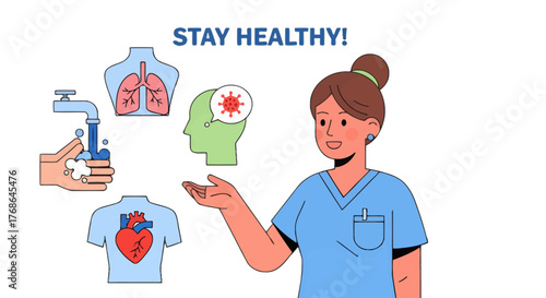 Promoting Wellness: A Healthcare Professional Illustrates the Benefits of Staying Healthy