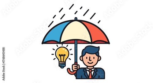 Protecting Innovative Ideas Under A Colorful Umbrella Amidst Financial Downpour