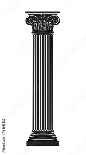 Dibujo de Columna romana