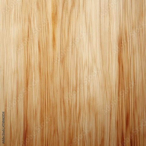 Vertical light wood grain texture featuring warm honey tones and fine, parallel fiber lines offers natural background appeal