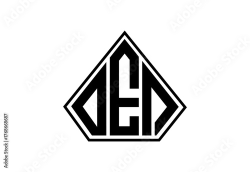 DEN Custom Monogram Logo Design.