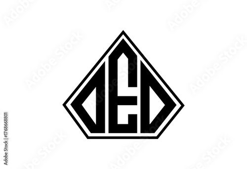 DED Custom Monogram Logo Design.