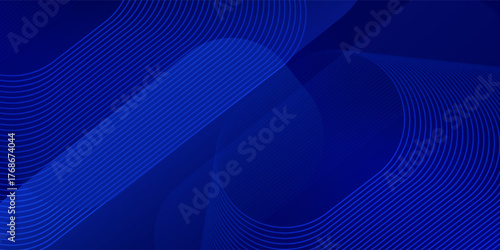 Abstract blue background. Modern simple blue geometric design. Minimal shapes. Suit for booklet, brochure, banner, poster, website, flyer, cover, corporate, backdrop. Eps10